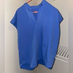 FIGS Rafaela scrub top. Ceil blue. Size S. Worn once